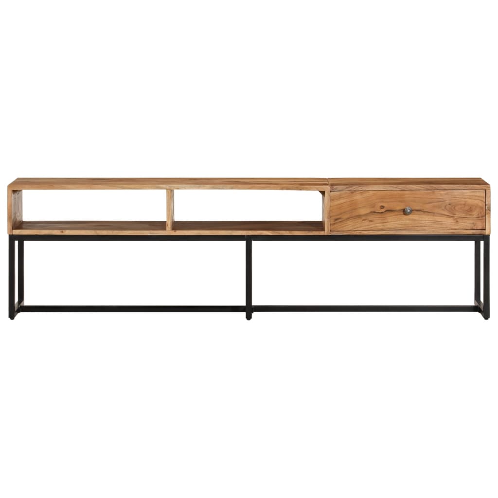Tv Skříňka 160 X 30 X 45 Cm Masivní Akáciové Dřevo