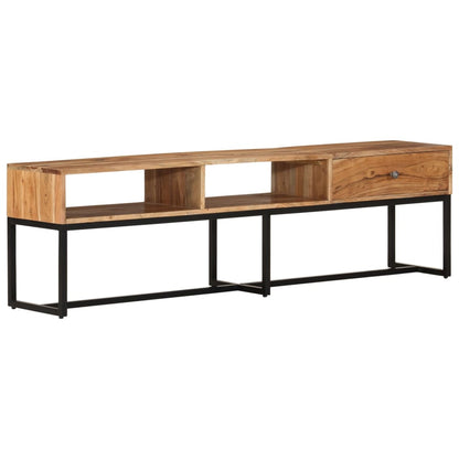 Tv Skříňka 160 X 30 X 45 Cm Masivní Akáciové Dřevo