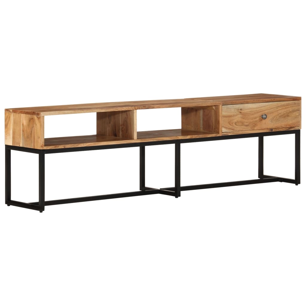Tv Skříňka 160 X 30 X 45 Cm Masivní Akáciové Dřevo