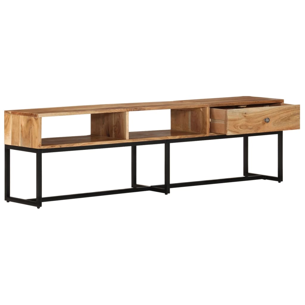 Tv Skříňka 160 X 30 X 45 Cm Masivní Akáciové Dřevo
