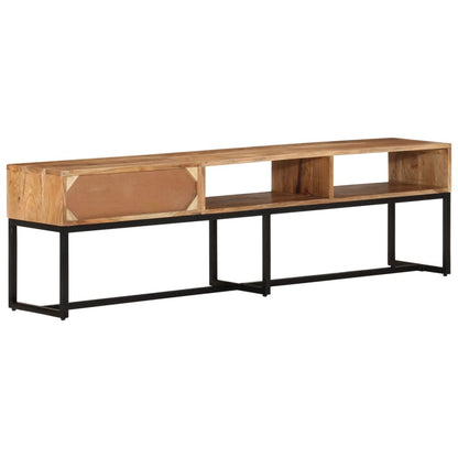 Tv Skříňka 160 X 30 X 45 Cm Masivní Akáciové Dřevo