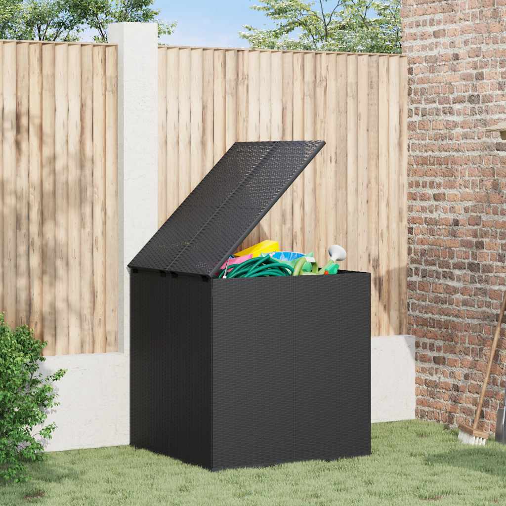 Zahradní Úložný Box Pe Ratan Černý