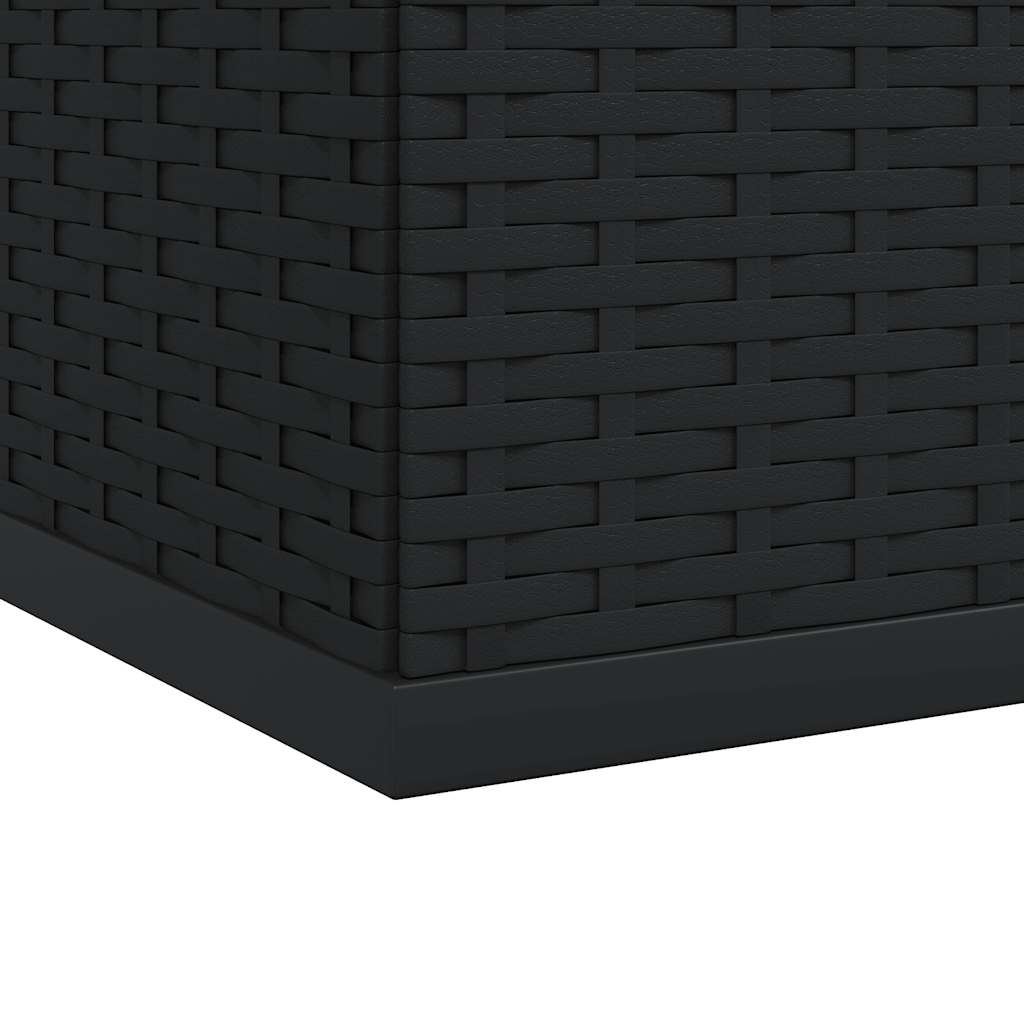 Zahradní Úložný Box Pe Ratan Černý