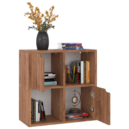Knihovna Hnědý Dub 60 X 27,5 X 59,5 Cm Kompozitní Dřevo