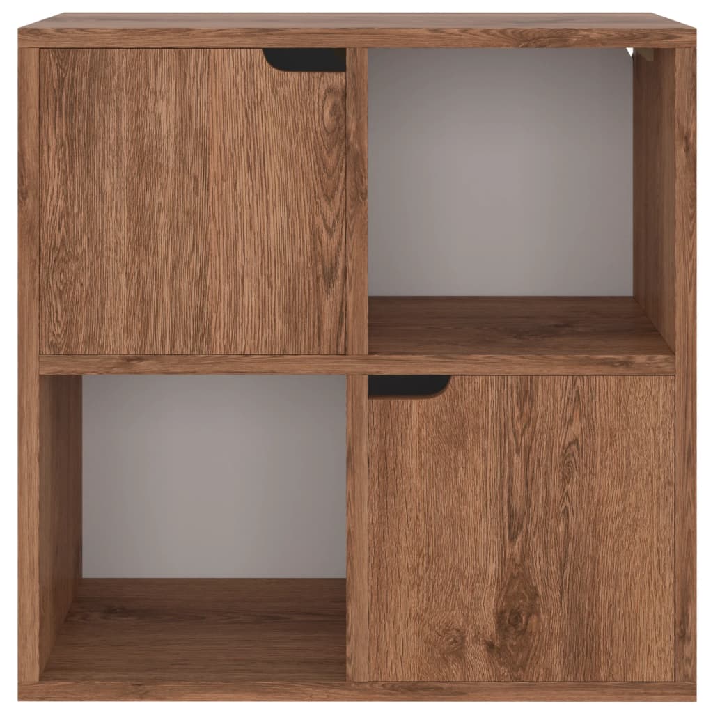 Knihovna Hnědý Dub 60 X 27,5 X 59,5 Cm Kompozitní Dřevo