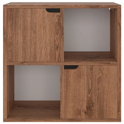 Knihovna Hnědý Dub 60 X 27,5 X 59,5 Cm Kompozitní Dřevo
