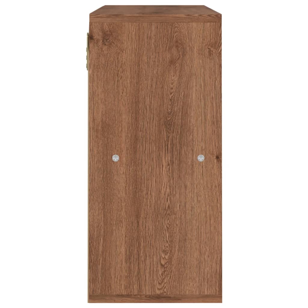Knihovna Hnědý Dub 60 X 27,5 X 59,5 Cm Kompozitní Dřevo