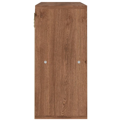 Knihovna Hnědý Dub 60 X 27,5 X 59,5 Cm Kompozitní Dřevo