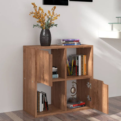 Knihovna Hnědý Dub 60 X 27,5 X 59,5 Cm Kompozitní Dřevo