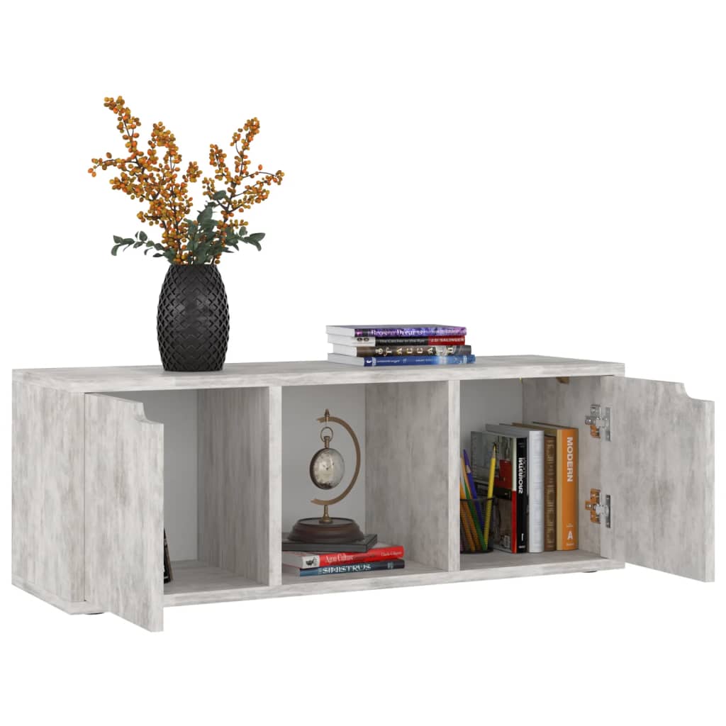 Tv Skříňka Betonově Šedá 88,5 X 27,5 X 30,5 Cm Kompozitní Dřevo