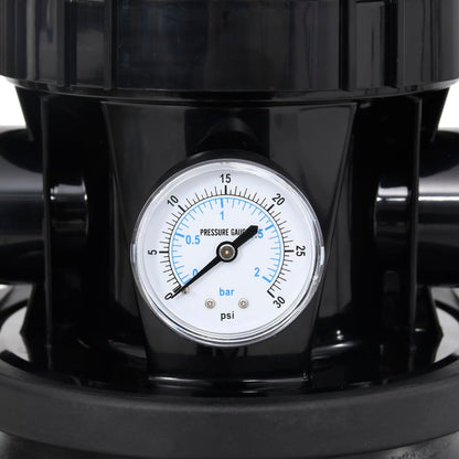 Bazénová Písková Filtrace S Předfiltrem Černá