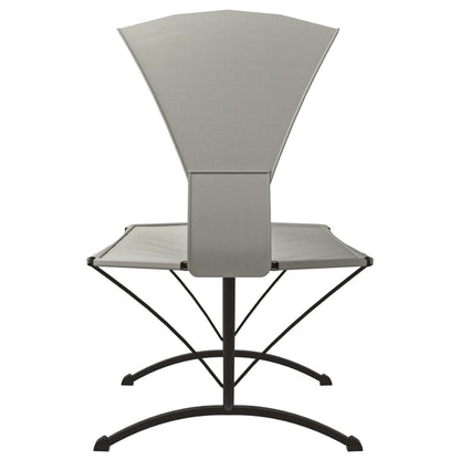 Zahradní Lehátko Se Stříškou Krémové Ocel A Oxfordská Látka