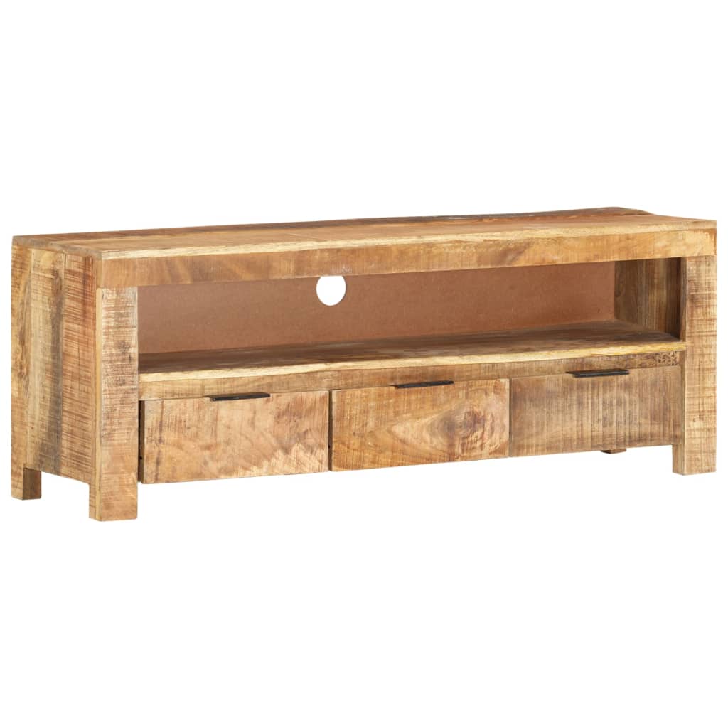 Tv Stolek 110 X 30 X 40 Cm Hrubé Mangovníkové Dřevo