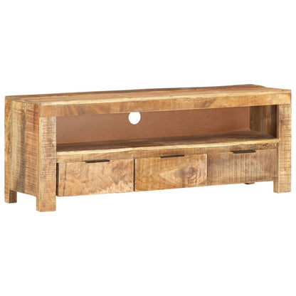 Tv Stolek 110 X 30 X 40 Cm Hrubé Mangovníkové Dřevo