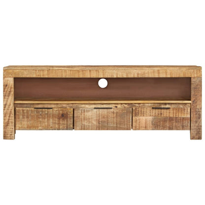 Tv Stolek 110 X 30 X 40 Cm Hrubé Mangovníkové Dřevo