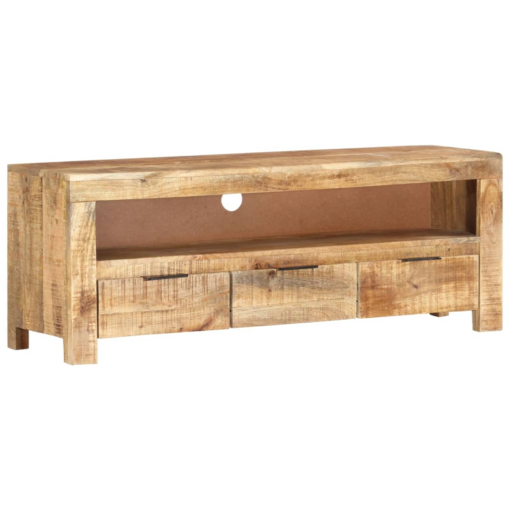 Tv Stolek 110 X 30 X 40 Cm Hrubé Mangovníkové Dřevo