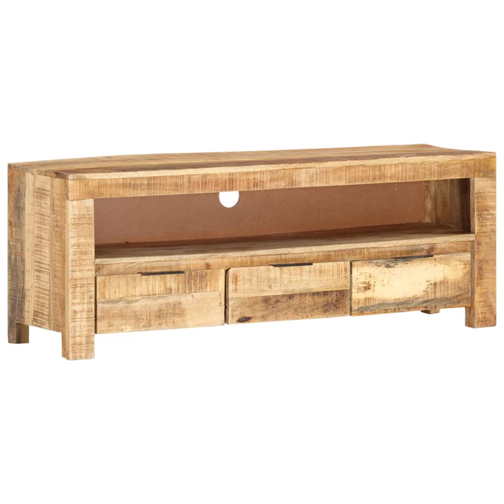 Tv Stolek 110 X 30 X 40 Cm Hrubé Mangovníkové Dřevo