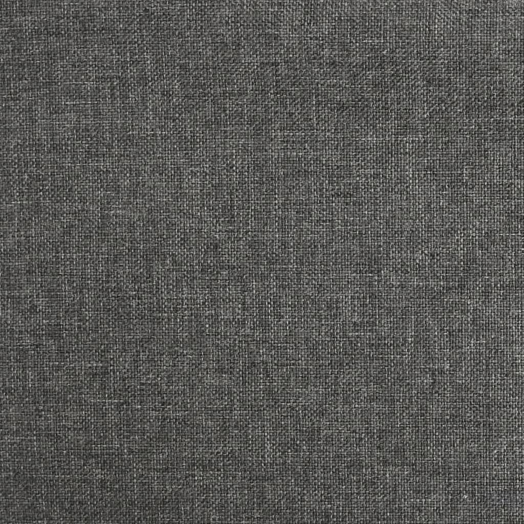 Polohovací Křeslo Tmavě Šedé Textil