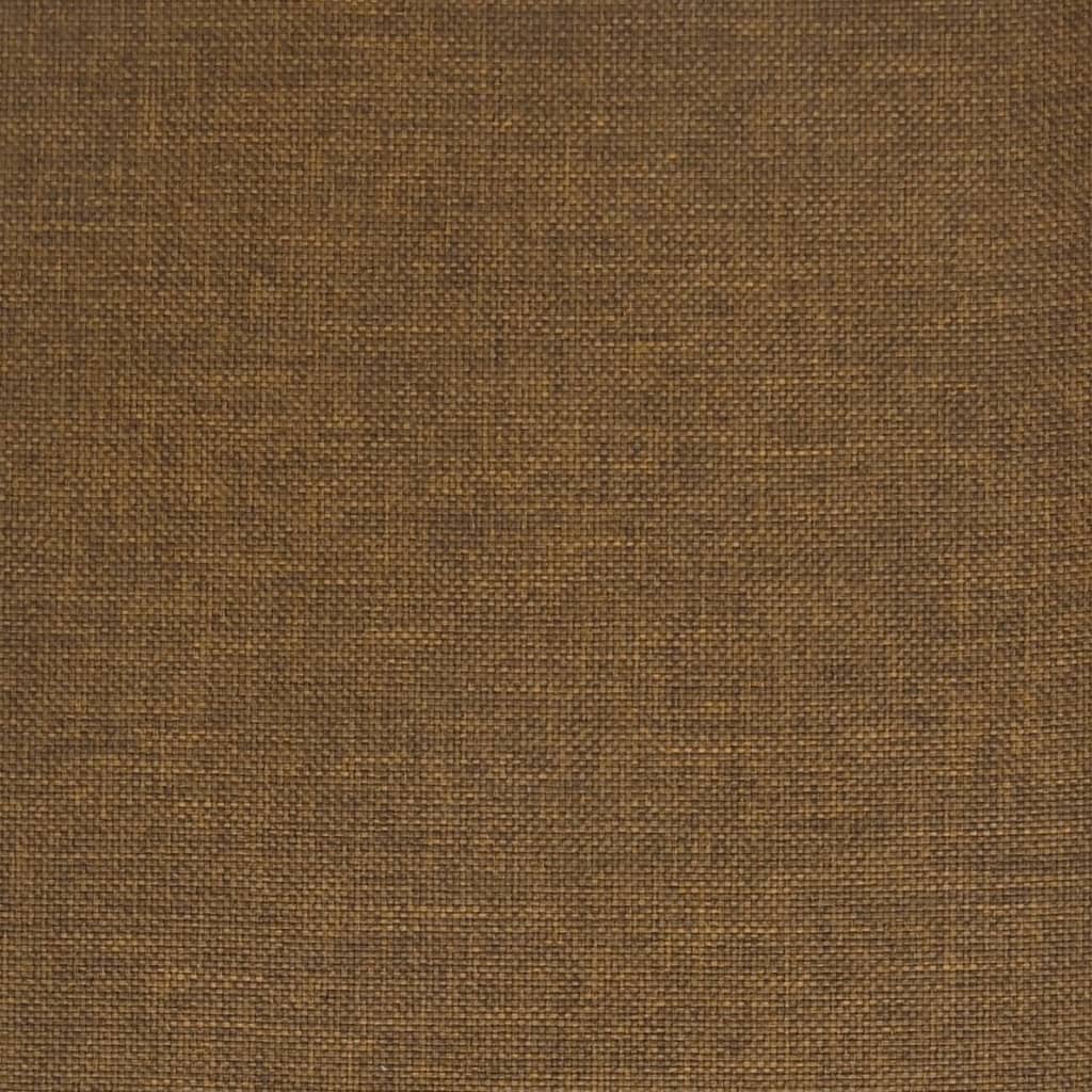 Polohovací Křeslo Hnědé Textil