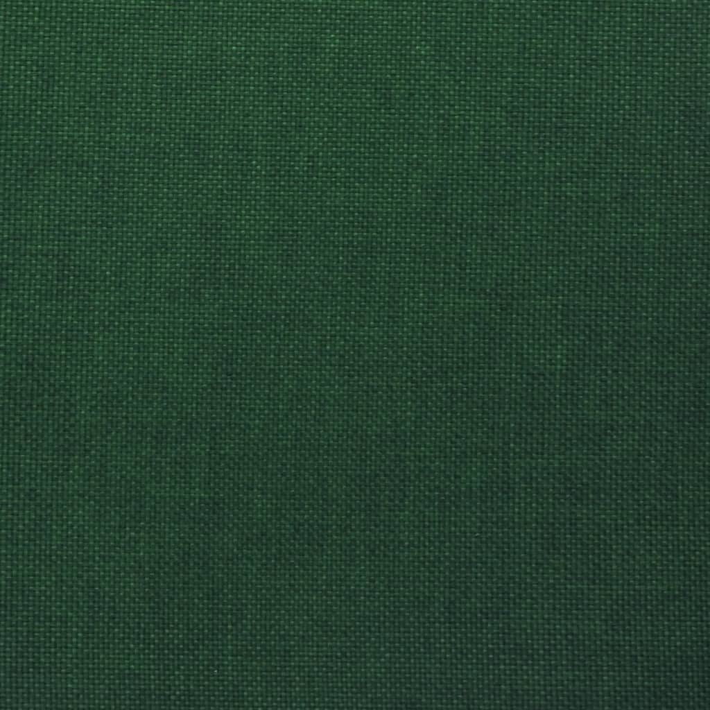Polohovací Křeslo Tmavě Zelené Textil