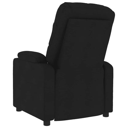 Masážní Křeslo Černé Textil