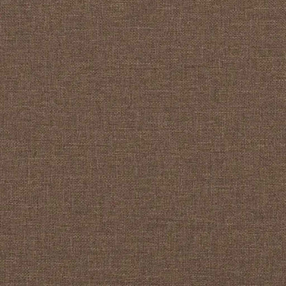 Polohovací Křeslo Hnědé Textil