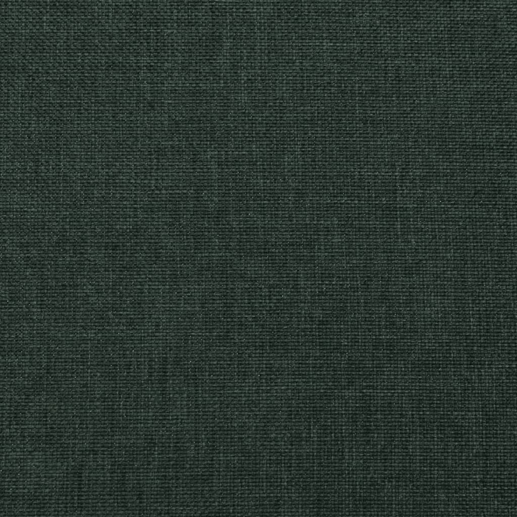 Masážní Křeslo Tmavě Zelené Textil