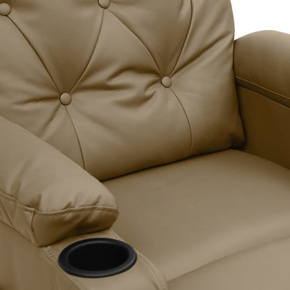 Polohovací Křeslo Cappuccino Umělá Kůže