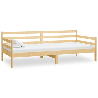 Válenda S Matrací 90 X 200 Cm Masivní Borové Dřevo