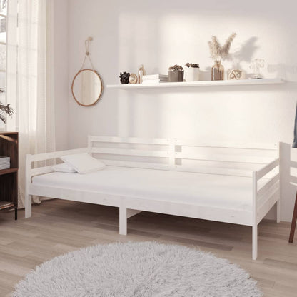 Válenda S Matrací 90 X 200 Cm Masivní Borové Dřevo