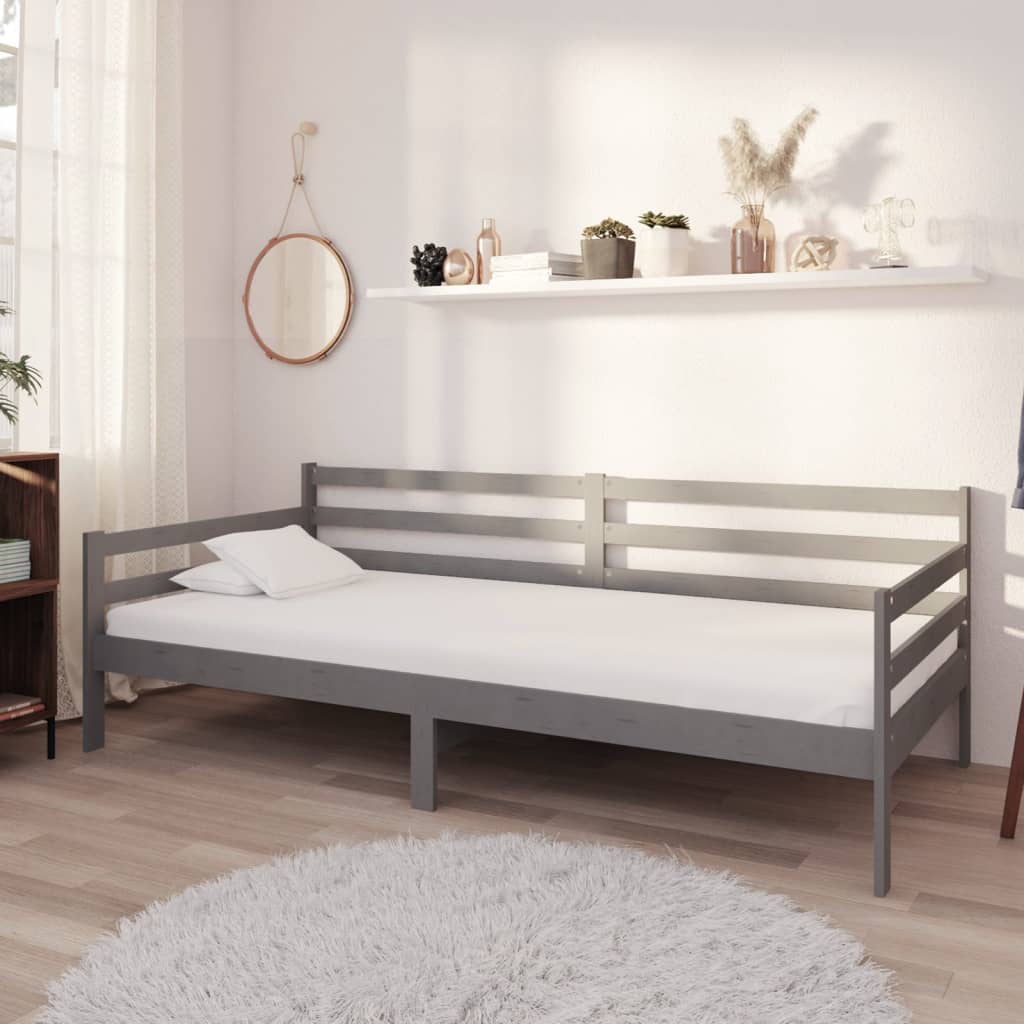Válenda S Matrací 90 X 200 Cm Masivní Borové Dřevo
