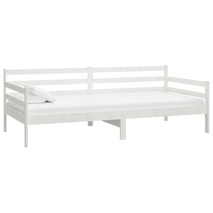 Denní Postel S Matrací 90 X 200 Cm Masivní Borové Dřevo