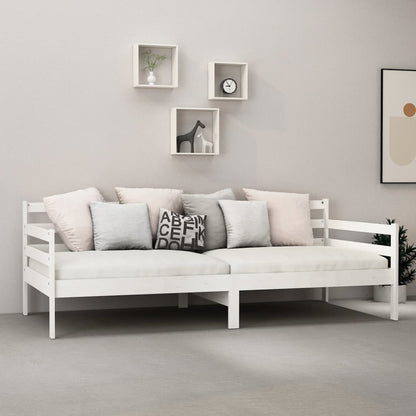Válenda S Matrací 90 X 200 Cm Masivní Borové Dřevo