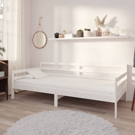 Válenda S Matrací 90 X 200 Cm Masivní Borové Dřevo