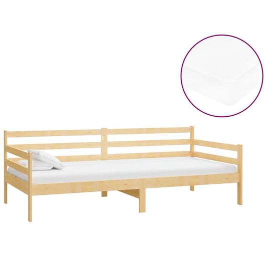Válenda S Matrací 90 X 200 Cm Masivní Borové Dřevo