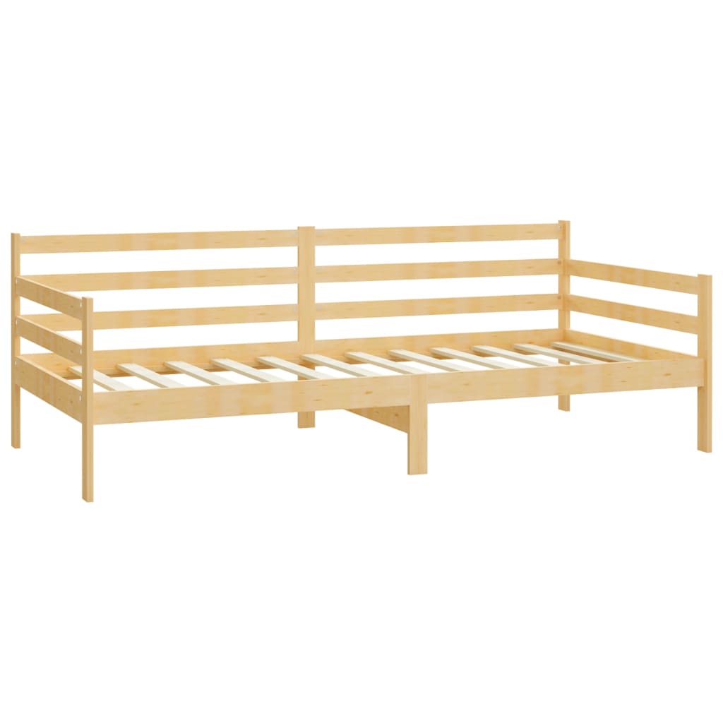 Válenda S Matrací 90 X 200 Cm Masivní Borové Dřevo