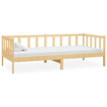 Válenda S Matrací 90 X 200 Cm Masivní Borové Dřevo