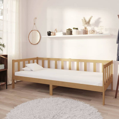 Válenda S Matrací 90 X 200 Cm Masivní Borové Dřevo