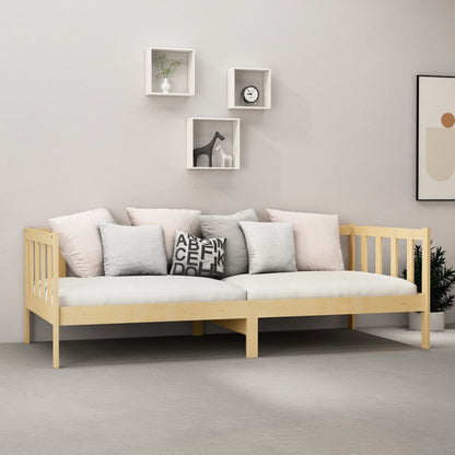 Válenda S Matrací 90 X 200 Cm Masivní Borové Dřevo