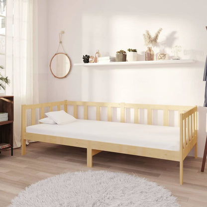Válenda S Matrací 90 X 200 Cm Masivní Borové Dřevo