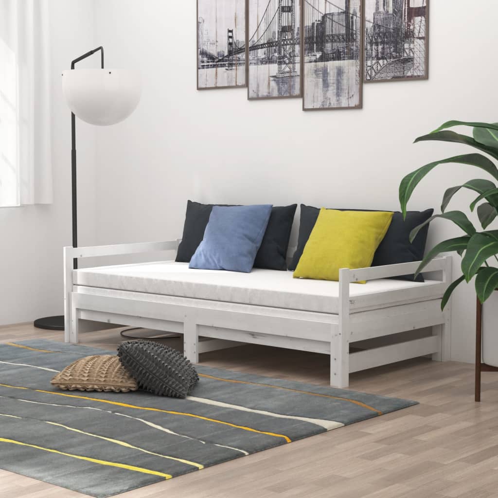 Výsuvná Válenda 2 X (90 X 200) Cm Masivní Borovice