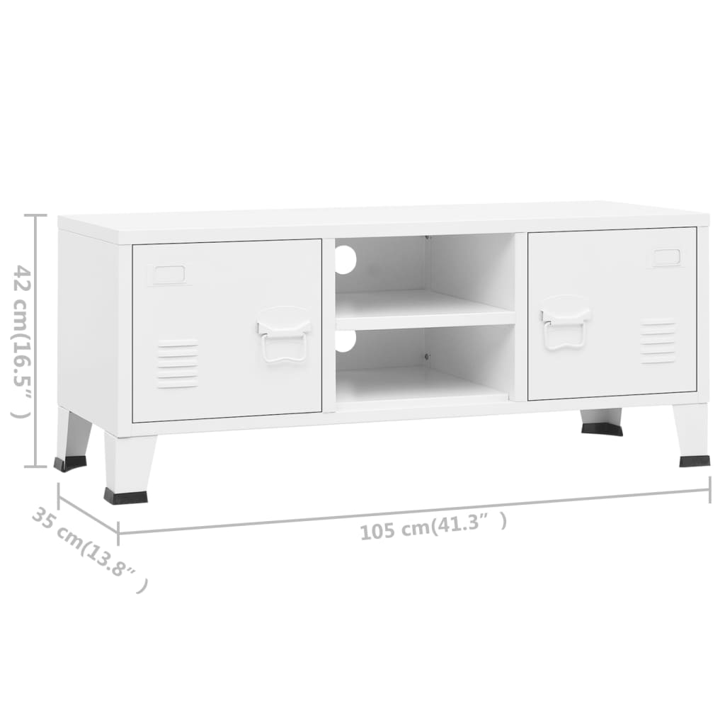 Industriální Tv Skříňka 105 X 35 X 42 Cm Kov