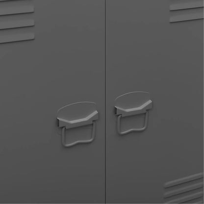 Industriální Úložná Skříň 90 X 40 X 100 Cm Ocel