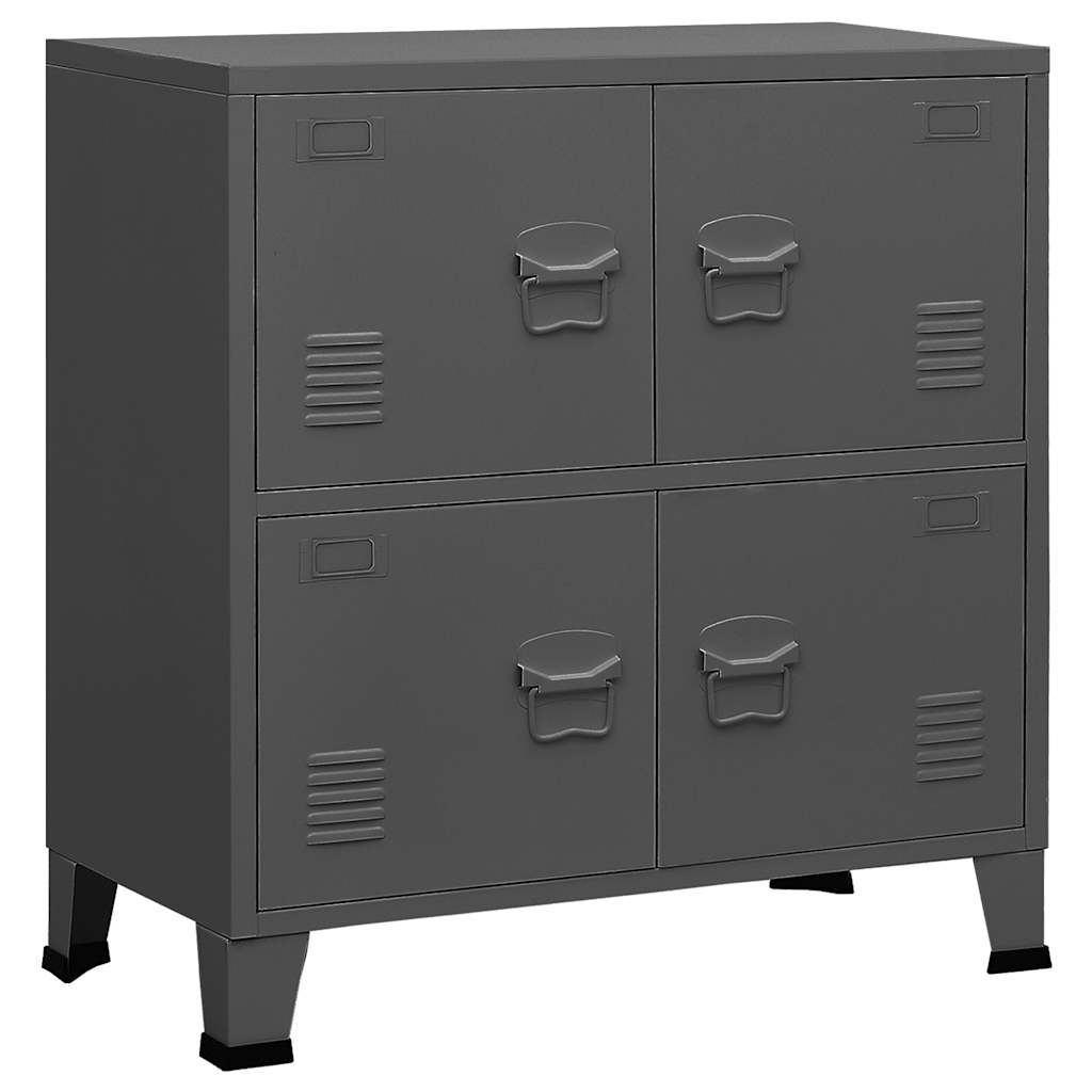 Industriální Úložná Skříň 75 X 40 X Ocel