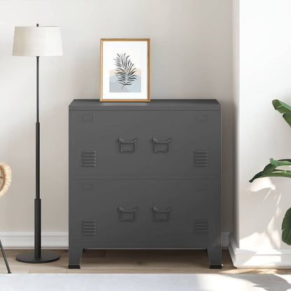 Industriální Úložná Skříň 75 X 40 X Ocel