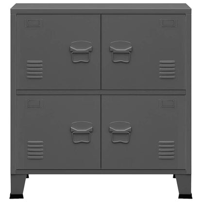Industriální Úložná Skříň 75 X 40 X Ocel