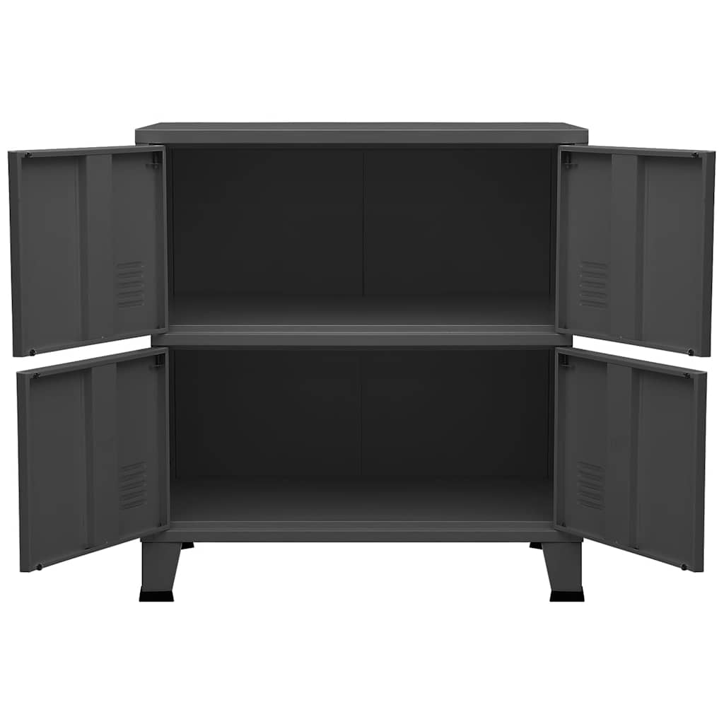 Industriální Úložná Skříň 75 X 40 X Ocel