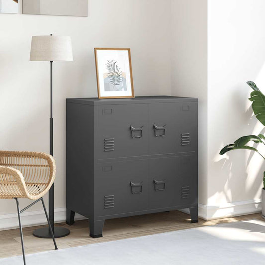 Industriální Úložná Skříň 75 X 40 X Ocel