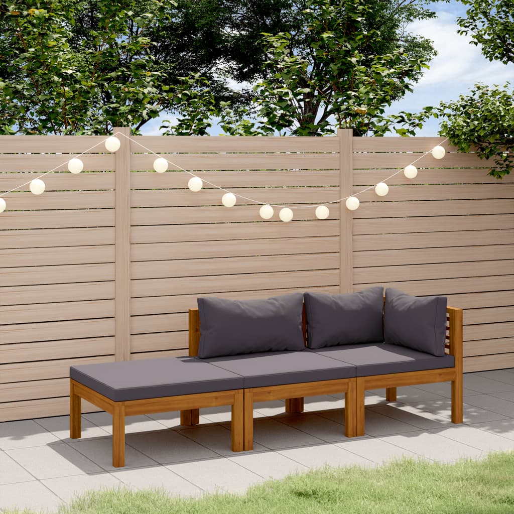5Dílná Zahradní Sedací Souprava S Poduškami Masivní Akácie