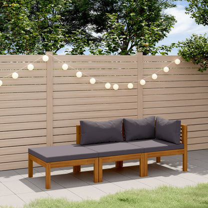 5Dílná Zahradní Sedací Souprava S Poduškami Masivní Akácie